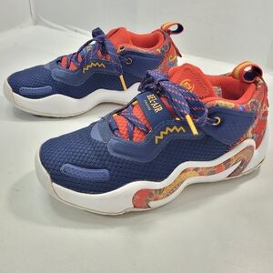 ADIDAS DONAVAN MITCHELL 45 ISSUE #3 BEL-AIR ATHLETICS YOUTH KIDS SHOES SIZE 2